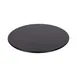 GET M114-B Black 11" Melamine Plate, 1/2" H, Round Flat, BPA‑Free, Dishwasher Safe 1 image