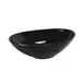 GET M127-B Bowl, 2-1/4 Qt (72 Oz), 12"L x 7-1/2"W x 3-1/4"H, Oblong Melamine Black 1 image