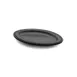 GET M128OV-B Elite Global Solutions Platter, 12"L x 8-1/2"W x 1"H, Oval, Melamine, Black 1 image
