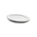 GET M128OV-NW Elite Global Platter, 12"L x 8-1/2"W x 1"H, Oval, White Melamine, Break-Resistant 1 image