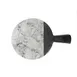 GET M12RWSM-BH - 12" Melamine Serving Tray, 1/2" H, 5" Handle, Slate, Dishwasher‑Safe 1 image