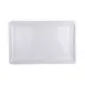 GET M1320-W Serving Platter, 20"L x 12-3/4"W x 1-1/8"H, Rectangular Melamine, White 1 image