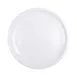 GET M14118R-W 14" Round Coupe White Melamine Platter, 1-1/8" H, BPA‑Free, Dishwasher Safe 1 image