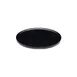 GET M145P-B Plate, 14-1/2" Dia. x 1/4"H, Round, Black Melamine, Scratch Resistant 1 image