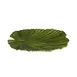 GET M14PL-DG - Green Leaf Melamine Serving Platter, 14" x 13-1/2" x 1-3/4", BPA-Free, Dishwasher Safe 1 image