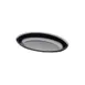 GET M1510OV-B Elite Global Solutions Platter, 2-1/2 Qt., 15"L x 10"W x 2"H, Oval, Melamine, Black 1 image