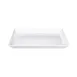 GET M1512B-W Serving Platter, 15" x 12" x 1-1/2", White, Melamine, BPA‑Free, Dishwasher Safe 1 image