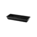 GET M1562-B Tray, 15"L x 6"W x 2"H, Rectangular, Beaded Edge, Melamine, Black 1 image