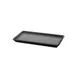 GET M1581-B Elite Global Tray – 15"L x 8"W x 1"H Rectangular Black Venetian Melamine Dishwasher‑Safe 1 image