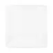 GET M15SQRR-W Plate, 15"L x 15"W x 1-1/4"H, Square, Textured Melamine, White, Scratch Resistant 1 image