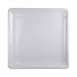 GET M16118SQ-W Elite Global Solutions Platter, 16" x 16" x 1-1/8", Square, Melamine, White 1 image