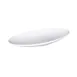 GET M167P-NW Elite Global 1-1/4 Qt. White Melamine Platter, 16" L x 7-3/4" W x 1-3/4" H 1 image