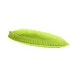 GET M179PL-DG Leaf Platter, 17-3/4"L x 9-1/2"W x 1"H, Green, Melamine, BPA‑Free, Dishwasher‑Safe 1 image