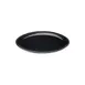 GET M17OV-B Elite Global Solutions Platter, 16"L x 13"W x 1"H, Oval, Large, Melamine, Black 1 image
