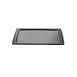 GET M1812RC-B Elite Tray, 18" x 12" x 3/4" Rectangular, Black Melamine, Venetian, Dishwasher Safe 1 image