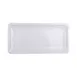 GET M189RC-W White 18" x 9" Rectangular Melamine Platter, Dishwasher Safe, BPA Free 1 image