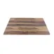 GET M2415-HW Melamine Riser, 24" x 15" x 5/8" Rectangular, Hickory, Dishwasher Safe BPA Free 1 image
