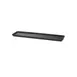 GET M3081-B Tray, 30" x 8" Rectangular, Black Venetian Melamine, BPA Free 1 image