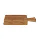 GET M510RC-BB - 10-1/2" x 5-1/2" Melamine Serving Board, Bamboo, 4" Handle, Dishwasher Safe 1 image
