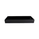 GET M6152-B Food Bin, 15" x 6" x 2", Rectangular, Black, BPA-Free Melamine, Dishwasher Safe 1 image