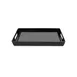 GET M7162-B Elite Global Solutions Tray, 16" x 7" x 2" Rectangular, Black, Melamine, Dishwasher Safe 1 image