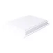 GET M7562LID-W Elite Global Lid, 7-1/2" x 6" Rectangular, White Melamine, BPA‑Free, Dishwasher‑Safe 1 image
