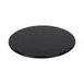 GET M7PL-B Elite Global Solutions Plate, 7" Dia. x 1/2"H, Round, Flat, Melamine, Black 1 image