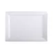 GET M812RC-W Elite Solutions Serving Platter, 12"L x 8-1/4"W x 1-1/8"H, Rectangular, Melamine, White 1 image