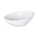 GET M85-NW 1/2 Qt. White Melamine Bowl, 8" L x 5" W x 2-1/4" H, Break‑Resistant, BPA Free, Dishwasher Safe 1 image