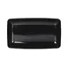 GET M85145-B Platter, 14.5"L x 8.5"W x 2.75"H, 2.5 Qt, Rectangular, Black Melamine 1 image