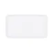 GET M85145-NW Platter, 14.5"L x 8.5"W x 2.75"H, 2.5 Qt, Rectangular, Melamine, White 1 image