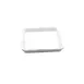 GET M858-NW Elite Global Tray – 8-5/8" x 1-5/8" Square Shallow White Melamine Display Tray 1 image