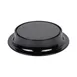 GET M8P-B Display Riser, 8" Round Pedestal, 2" Height, Melamine, Black, BPA‑Free 1 image