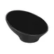 GET M9-B Bowl, 7/8 Qt (28 Oz) 9" Dia x 2-1/2" x 5"H, Round Melamine Black 1 image