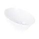 GET M9-NW Elite Global Solutions Bowl, 28 Oz, 9" Dia. X 2-1/2" X 5"H, Angled, Melamine, White 1 image