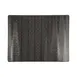 GET M978RC-B Bakery Tray, 12-3/4"L x 9-7/8"W x 3/4"H, Rectangular, Black, Melamine, BPA Free 1 image