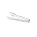 GET M9T-C Elite Global Solutions Utility Tongs, 7-9" Clear Polycarbonate BPA-Free Scalloped Edge 1 image