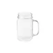 GET MAS-3-CL Clear Polycarbonate Mason Jar, 16 Oz. (16.55 Oz. Rim Full) - 1 Dozen 1 image
