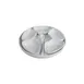 GET MJ501WW Bugambilia Ramekin Set, 12.6" L, 7.6 oz, Aluminum White, Tray, 5 Ramekins & Spoon - Set 1 image