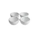 GET MJ601PC - Bugambilia 4‑Div Condiment Bowl, 10 oz, 9‑1/2" Dia × 2‑1/2" Deep, Aluminum, Blue 1 image