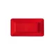 GET ML-10-RSP Red Sensation™ Plate, 15"L x 8"W x 3/4"H, Rim, Melamine, Red, Dishwasher Safe 1 image