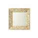 GET ML-102-OL Olympia Square Plate, 6" x 6", Break-Resistant Melamine, Dishwasher Safe, Patterned 1 image