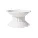 GET ML-106-W White Melamine Pedestal, 6.9" x 6.3", 4" H, Break-Resistant, Rubber Feet 1 image