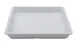 GET ML-120-W Entrée Tray, 9-1/4" x 9" x 1-1/4", Square, White, Melamine, Dishwasher Safe, NSF 1 image