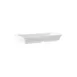 GET ML-121-W Milano Entree Dish, 16oz, 9-1/4" x 4-3/4" Rectangular Melamine Plate, White Dishwasher Safe 1 image