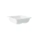 GET ML-122-W Milano Side Dish, 6 Oz., 4-3/4" Square, White Melamine, Dishwasher Safe 1 image