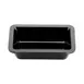 GET ML-123-BK Milano Side Dish, 4 Oz, 3" x 4-3/4", Rectangular Melamine, Black, Dishwasher Safe 1 image