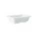 GET ML-123-W Milano Side Dish, 4 oz, 3" x 4-3/4" Rectangular, White Melamine, NSF 1 image