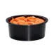 GET ML-151-BK Salad Crock, 27 Oz., 5-5/16" Dia. x 2-1/2" Deep, Round, Black, Melamine, 1 Qt 1 image