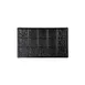 GET ML-160-BK Tile Inset, 21½" × 13" Black Melamine, Cold-Only, Break-Resistant, Safe, NSF 1 image